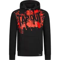 TAPOUT Sweatshirt 'Pacomila' blodrød / sort