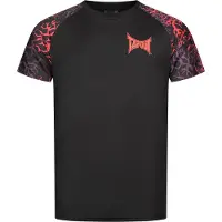 TAPOUT Funktionsskjorte 'Taproot' mørkelilla / rød / sort