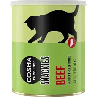 Cosma Snackies Maxi Tube - frysetørrede kattesnacks - Okse (130 g)