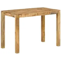 vidaXL spisebord 110x55x76 cm massivt mangotræ