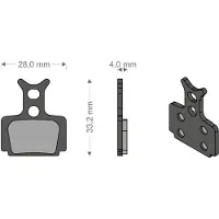 Brenta Ciclo T1 Racing/r1/mega/rx/cura Formula Sintrede Bremseklodser