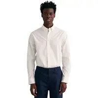 Gant Reg Pinpoint Oxford Skjorte Med Lange ærmer