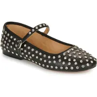 Steve madden Ballerinasko med rem 'Vinetta-R' sort / sølv / transparent