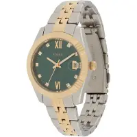 Fossil Analogt ur 'SCARLETTE' guld / grøn / sølv