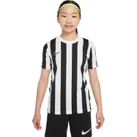 Nike Spilletrøje Dri-FIT Striped Division IV - Hvid/Sort Børn, størrelse L: 147-158 cm