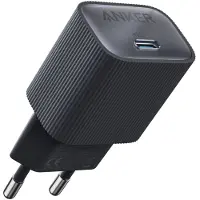 Anker Nano - Strømforsyningsadapter - 30 Watt - 3 A - IQ 3.0 (USB-C) - stensort