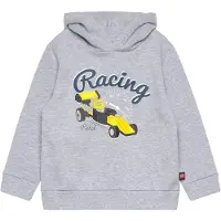 Lego Wear Hættetrøje - LWScout 708 - Grey Melange m. Print - - 2 år (92) - Hættetrøje