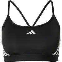 Adidas Sports Bh Aeroreact 3-stripes - Sort/hvid Kvinde, størrelse X-Small