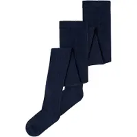 Name it Strømpebukser - Noos - Rib - NknPantyhose - 2-pak - Dark - - 11-12 år (146-152) - Strømpebukser