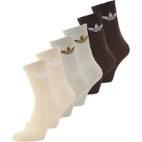 Adidas Originals Trefoil Cushion Crew Sokker, 6 Par, størrelse 34-36