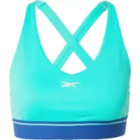 Reebok Dame Team Medium Support Sports Bh Top Unleashed Green