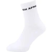 OH APRIL Sokker 'Steffi' sort / hvid