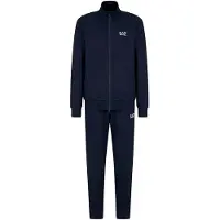 EA7 EA7til mænd. 8NPV61_PJVRZ Træningsdragt med almindelig pasform navy (XS), Casual, Sport, Bomuld, Multisport, Blå