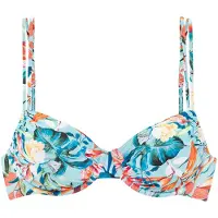 Venice beach Bikinioverdel 'Wire-Top Caru ' beige / lyseblå / orange