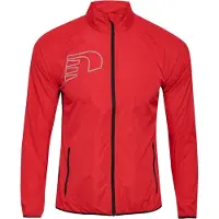 Newline Sportsjakke grå / cranberry / sort