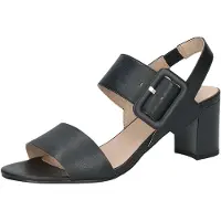 Caprice Heeled sandal, blue, made of Leather with Block heel, Size 38.5