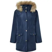 Pepe Jeans Pepe Jeanstil kvinder. PL402435 Clementine Parka marineblå (S), Casual, Polyester