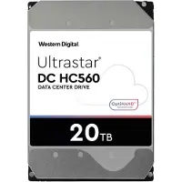 Western Digital WD Ultrastar DC HC560 - Harddisk - 20 TB - intern - 3,5 - SATA 6Gb/s - 7200 rpm - buffer: 512 MB
