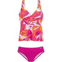 Sunseeker Tankini mandarin / pink / hvid