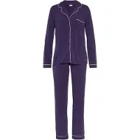 LASCANA Pyjamas creme / mørkelilla