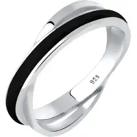 Elli Ring sort / sølv
