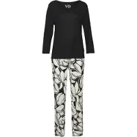 Vivance Pyjamas sort / hvid