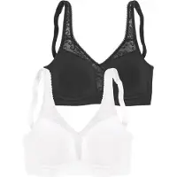Petite fleur BH sort / hvid