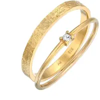 Elli Ring guld / transparent