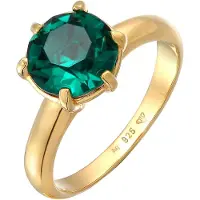 Elli Ring guld / smaragd