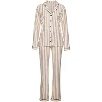Vivance Pyjamas 'Dreams' lysebeige / marin / orange / melon