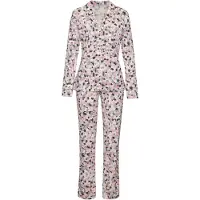 Vivance Pyjamas 'Dreams' grå / lys pink / offwhite