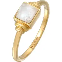 Elli PREMIUM Ring guld / hvid