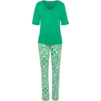 s.Oliver Pyjamas grøn / hvid