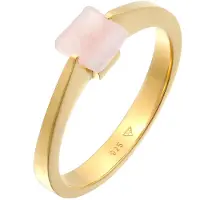 Elli PREMIUM Ring guld / lys pink