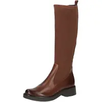 Caprice Boots, brown, made of Leather and synthetic with Block heel, Size 42
