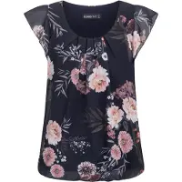 Cloud5ive Bluse navy / lyserød