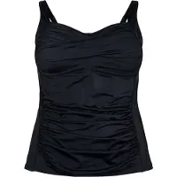 Swim By Zizzi Tankini-overdel sort