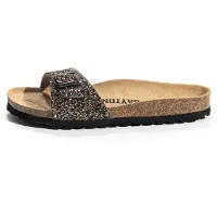 Bayton Pantoletter 'Jazz' bronze / sort