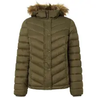 Pepe Jeans Pepe Jeanstil kvinder. PL402480 Babs kort grøn jakke Babs kort grøn (S), Casual, Nylon, Bæredygtig