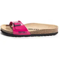 Bayton Pantoletter 'Prague' pink / sort