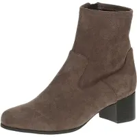 Caprice Bootie, brown, made of Textiles with Block heel, Size 39