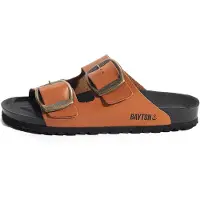 Bayton Pantoletter 'ALICANTE' cognac / sort
