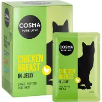 Cosma Økonomipakke: 24 x 100 g Original portionsposer - Kyllingebryst