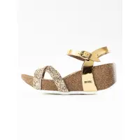 Bayton Sandaler med rem 'Venus' guld / sort