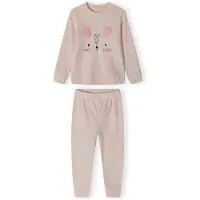 MINOTI Nattøj lys pink / sort