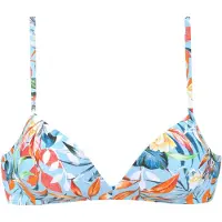 Venice beach Bikinioverdel lyseblå / orange / hvid