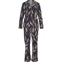 LASCANA Pyjamas navy / pastelgrøn / mørkegrøn / lys pink