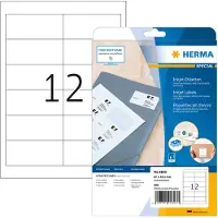 Herma Special - Papir - mat - permanent selvklæbende - belagt - hvid - 97 x 42.3 mm - 90 g/m² - 300 etikette(r) (25 ark x 12) etiketter