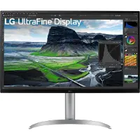 LG UltraFine 32UQ850V-W 32" UHD 4K IPS FreeSync HDR10 Skærm Sort og Sølv