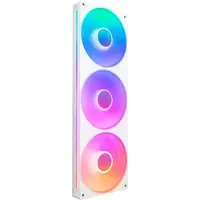 NZXT F360 RGB CORE UNIBODY - 360mm - Kabinet køler - Hvid - 30 dBA